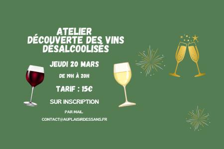Atelier découverte des vins désalcoolisés