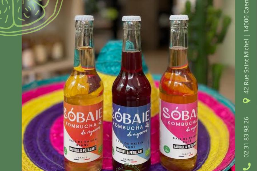 Dégustation kombucha SOBAIE - Au Plaisir des Sans, 42 Rue Saint Michel 14000 Caen