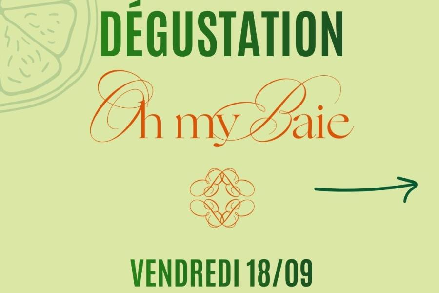 dégustation de la gamme Oh My Baie en présence de Charlotte BURCKHARD, fondatrice - Au Plaisir des Sans, 42 rue Saint-Michel 14000 Caen